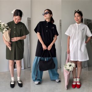 2 in 1 Mini Dress : Girl with dog